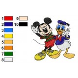 Mickey And Friends Embroidery 23